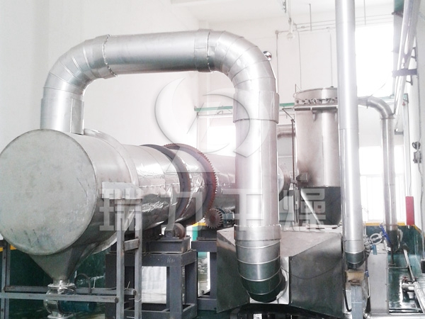 惠州市惠阳区某环保有限公司与公司合作,购买电镀污泥回转滚筒干燥机